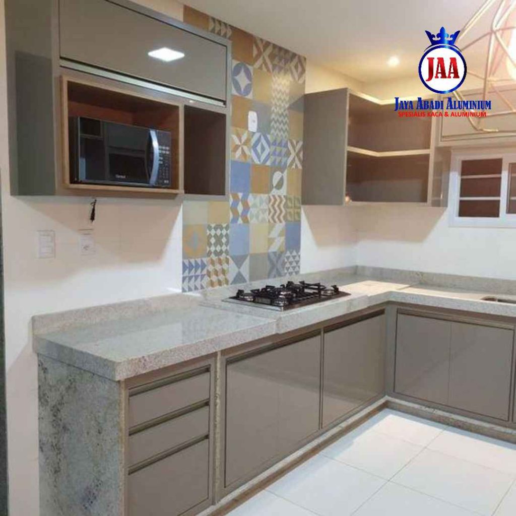 Kitchenset Aluminium di Harapan Indah Bekasi