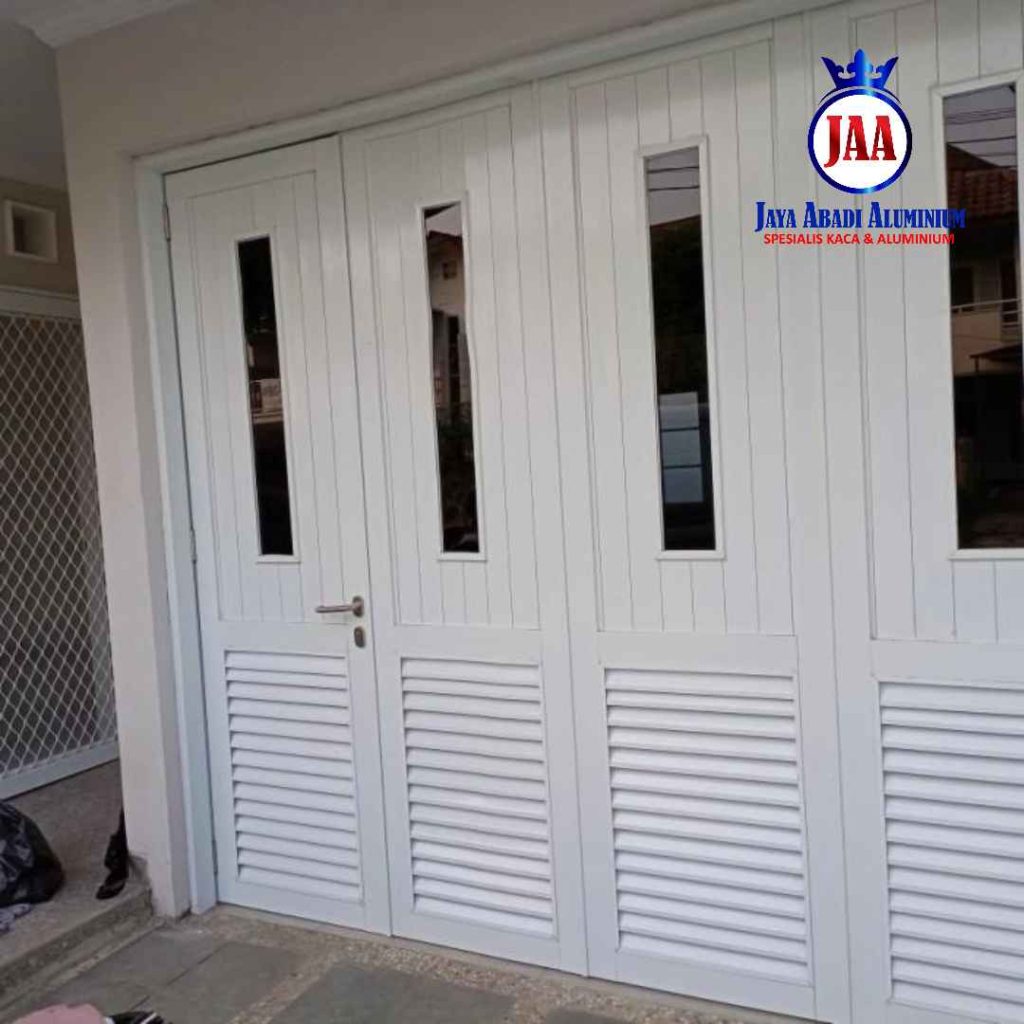 Model Pintu Garasi Aluminium Minimalis Anti Karat