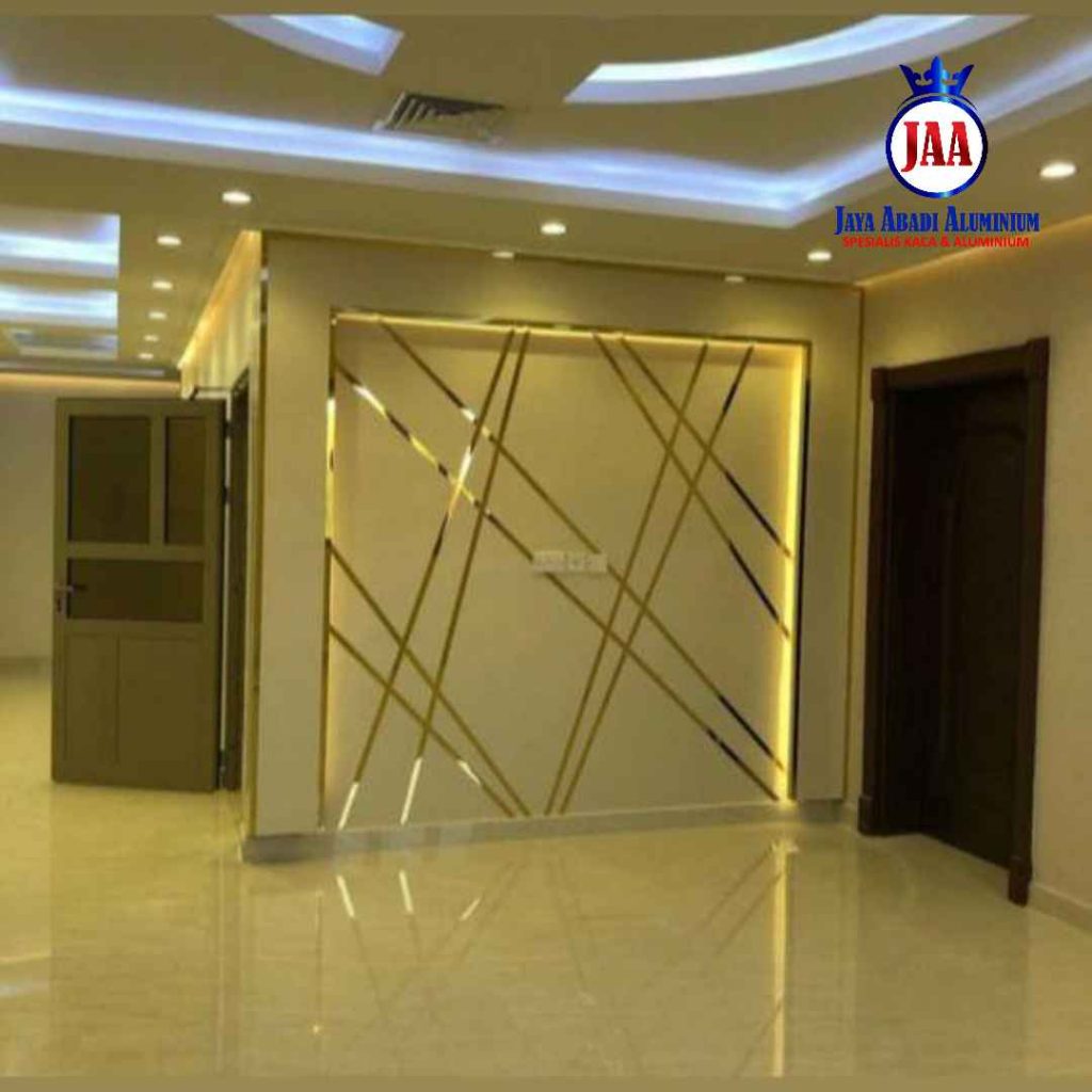 Spesialis Partisi Kaca Ruang Tamu Minimalis Modern