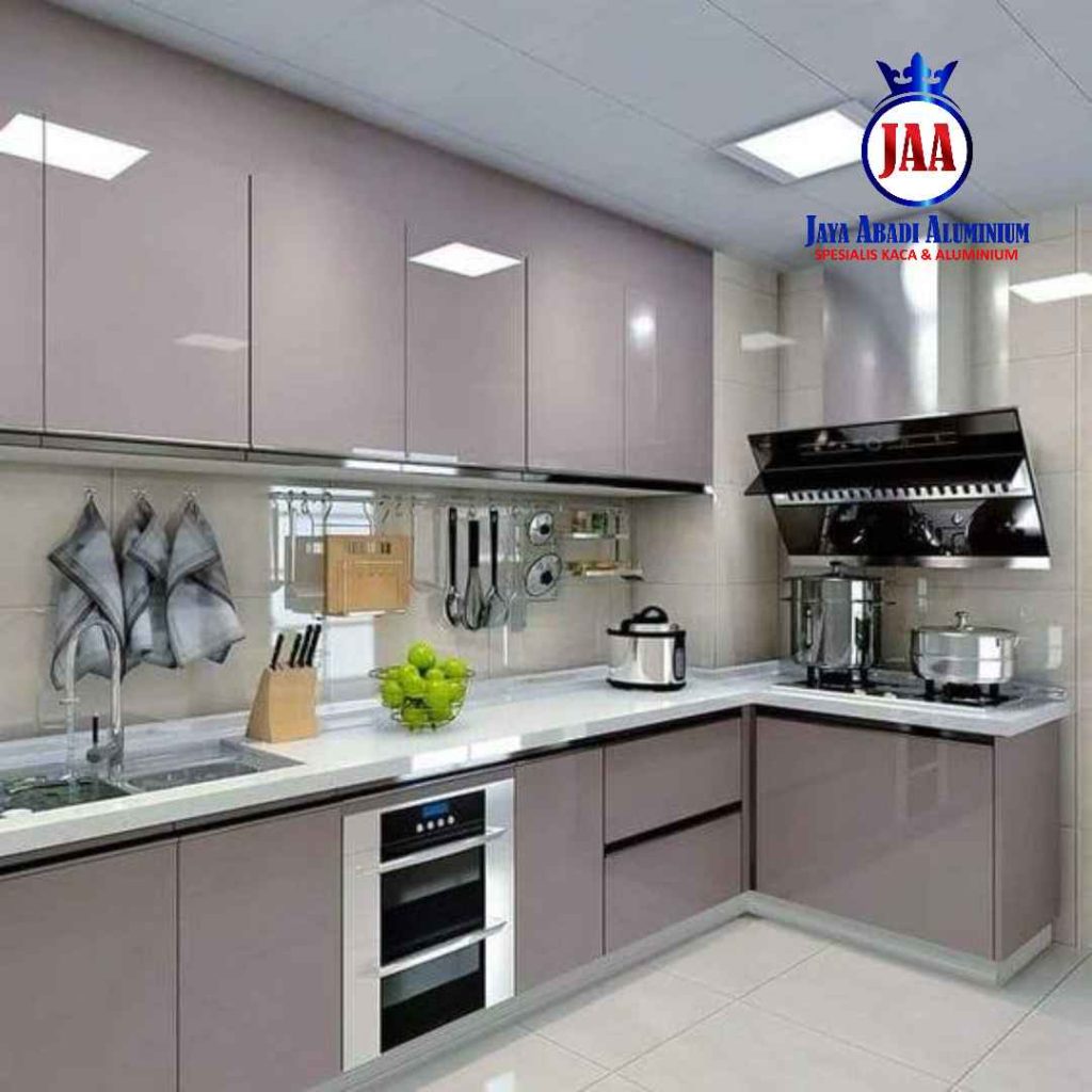 Model Kitchen Set Aluminium Minimalis Terbaru Anti Karat