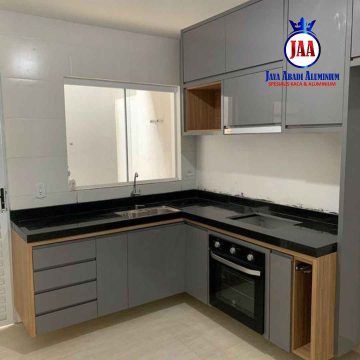 Model Kitchen Set Aluminium Minimalis Terbaru Anti Karat
