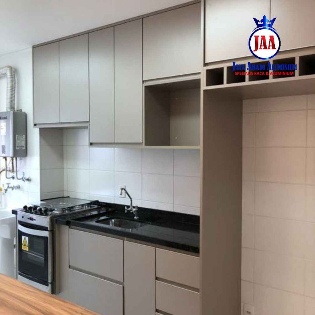 Model Kitchen Set Aluminium Minimalis Terbaru Anti Karat