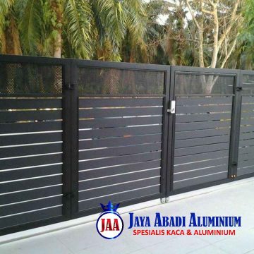 Pagar Aluminium minimalis modern terbaru 2025