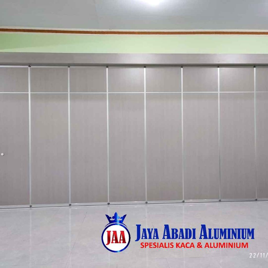 Desain partisi aluminium acp minimalis modern untuk kantor