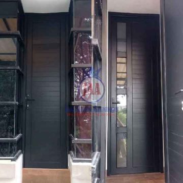 Pintu ruang tamu aluminium minimalis