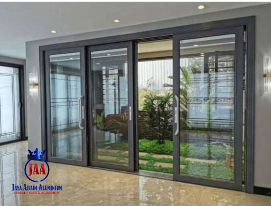 Kusen Pintu Aluminium Mewah YKK Gratis Pasang