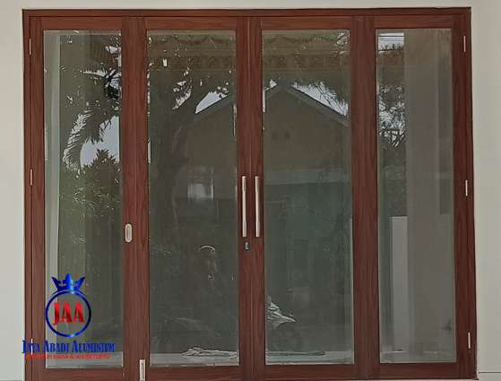 Kusen aluminium serat kayu estetik diskon area Jakarta Kusen aluminium serat kayu estetik diskon area Jakarta